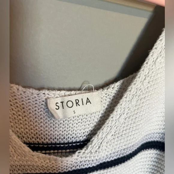 Storia Striped Tank Top Size Small - Picture 3 of 6